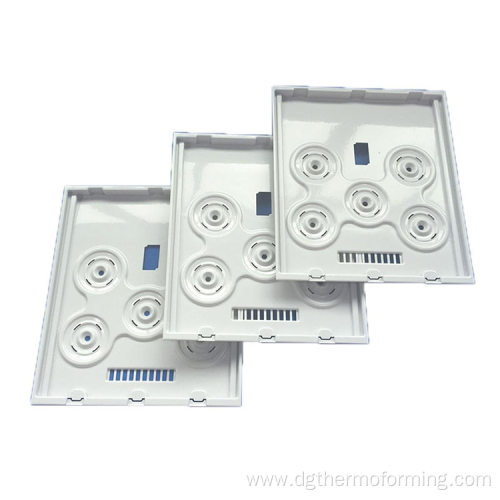 Vacuum forming plastic blister trays for auto part
